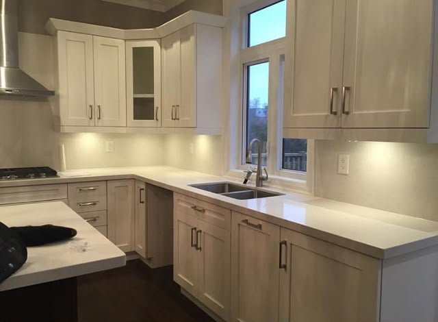 Under-cabinet lighting — Oakville kitchen